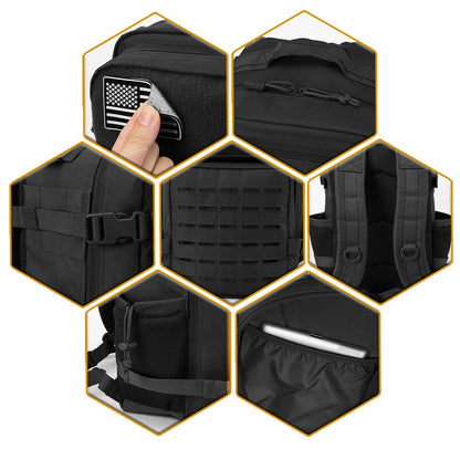 LOCO GEAR DayStrike 25L Tactical Backpack