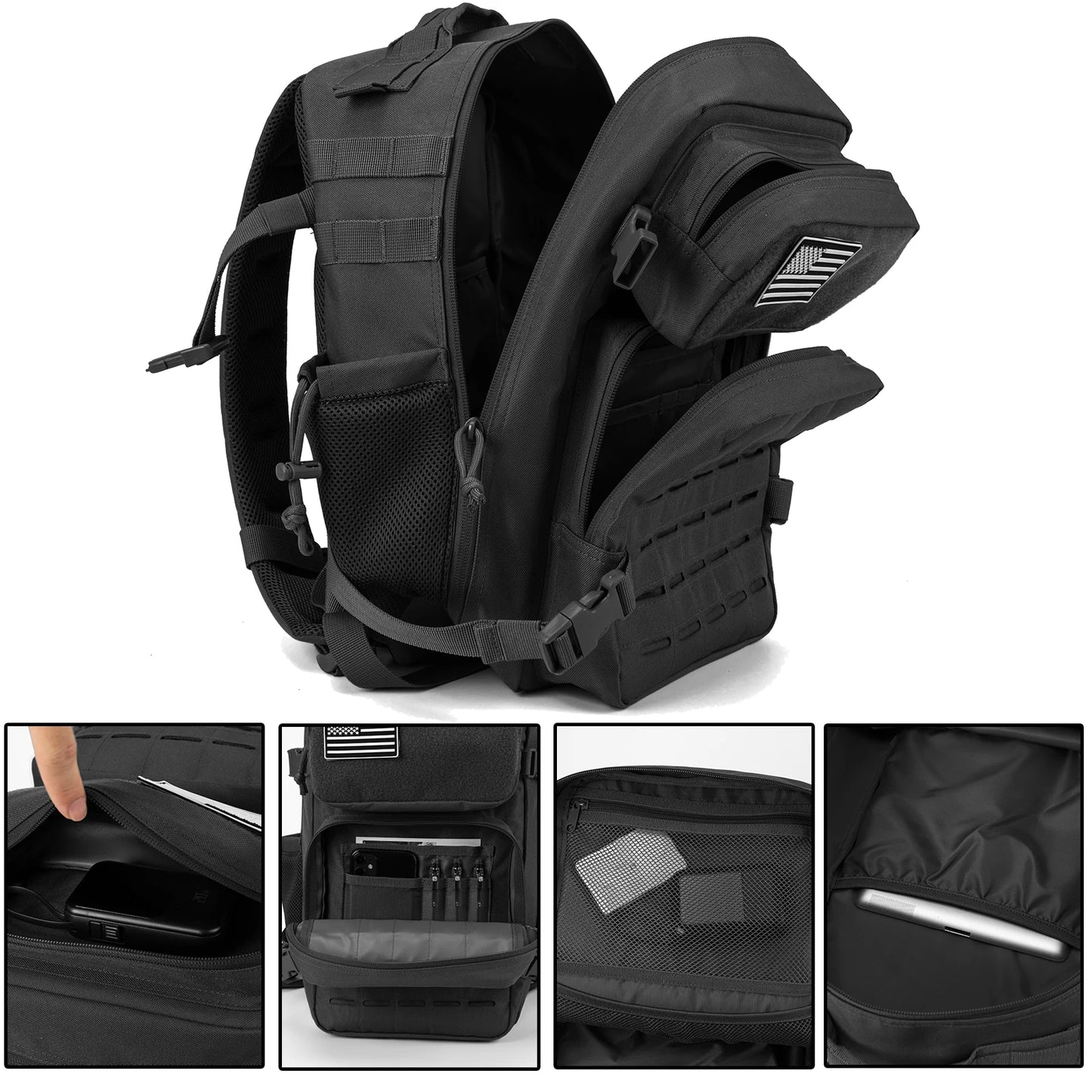 LOCO GEAR DayStrike 25L Tactical Backpack